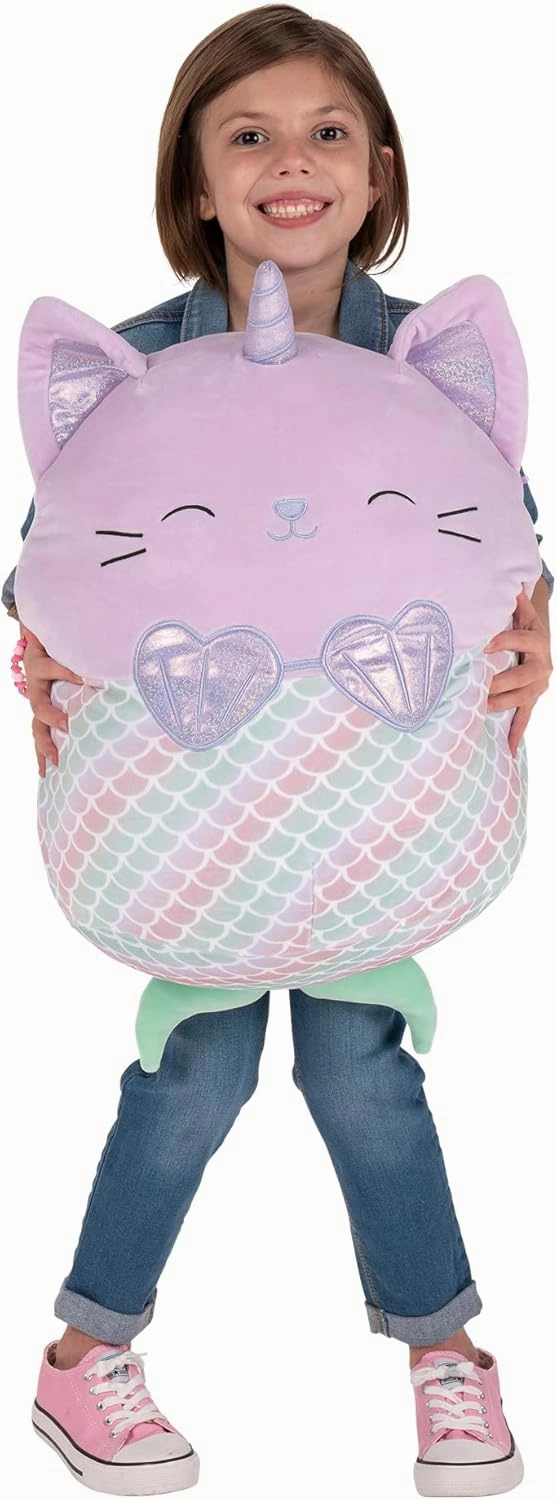 Squishmallows Official Kellytoy Plush 16" Anya The Caticorn Mermaid- Ultrasoft Stuffed Animal Plush Toy (Amazon Exclusive)