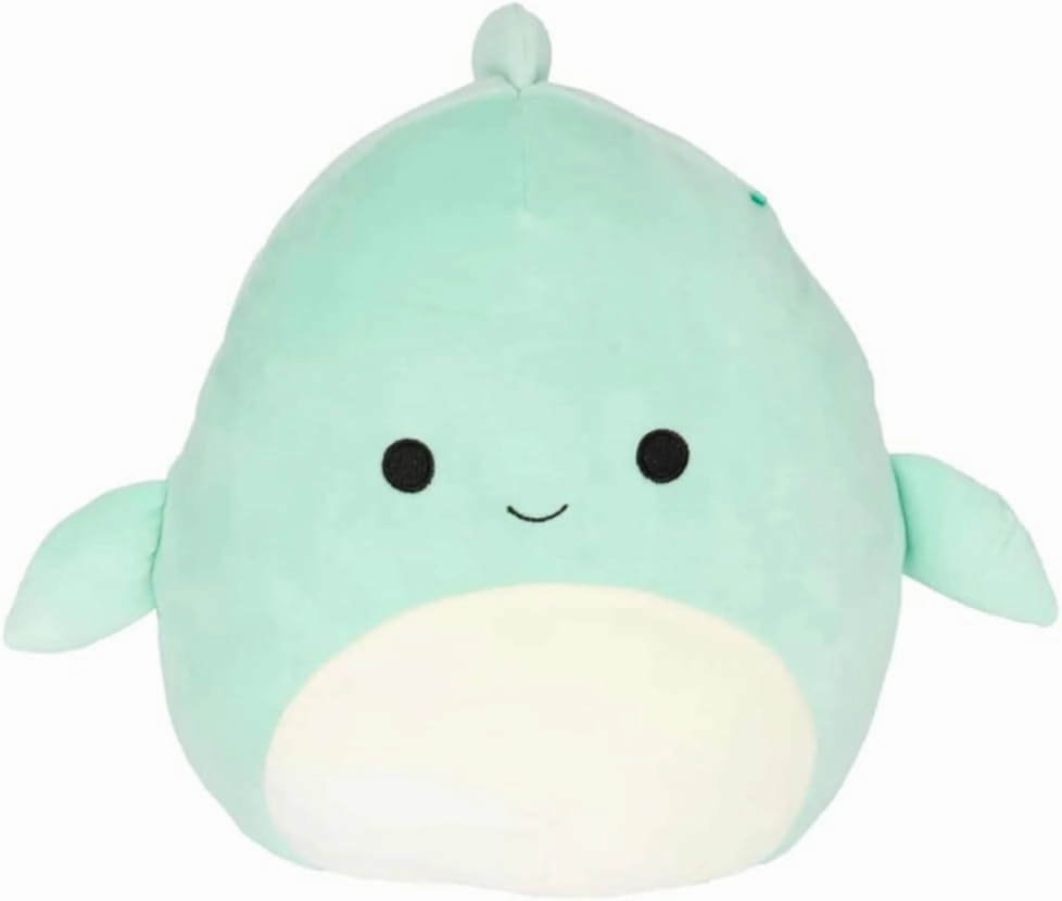 Squishmallows Official Kellytoy Plush Sea Life Squad Squishy Soft Plush Toy Animals (8 Inch, Perry Dolphin)