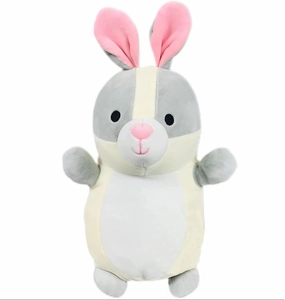 Squishmallows Squishmallow Official Kellytoy Hug Mees Collectible Pillow Animal Pets (Lorita The Rabbit, 10 Inch)