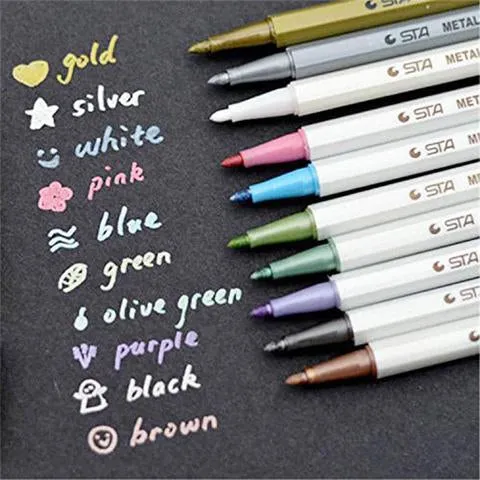 STA Metallic Marker Set (Set of 10)