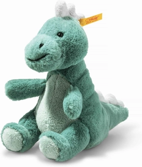 Steiff Joshi Baby Plush T-Rex Dinosaur, Premium Stuffed Animal Miniature Tyrannosaurus Rex Toy Dino for Kids (Green, 6")