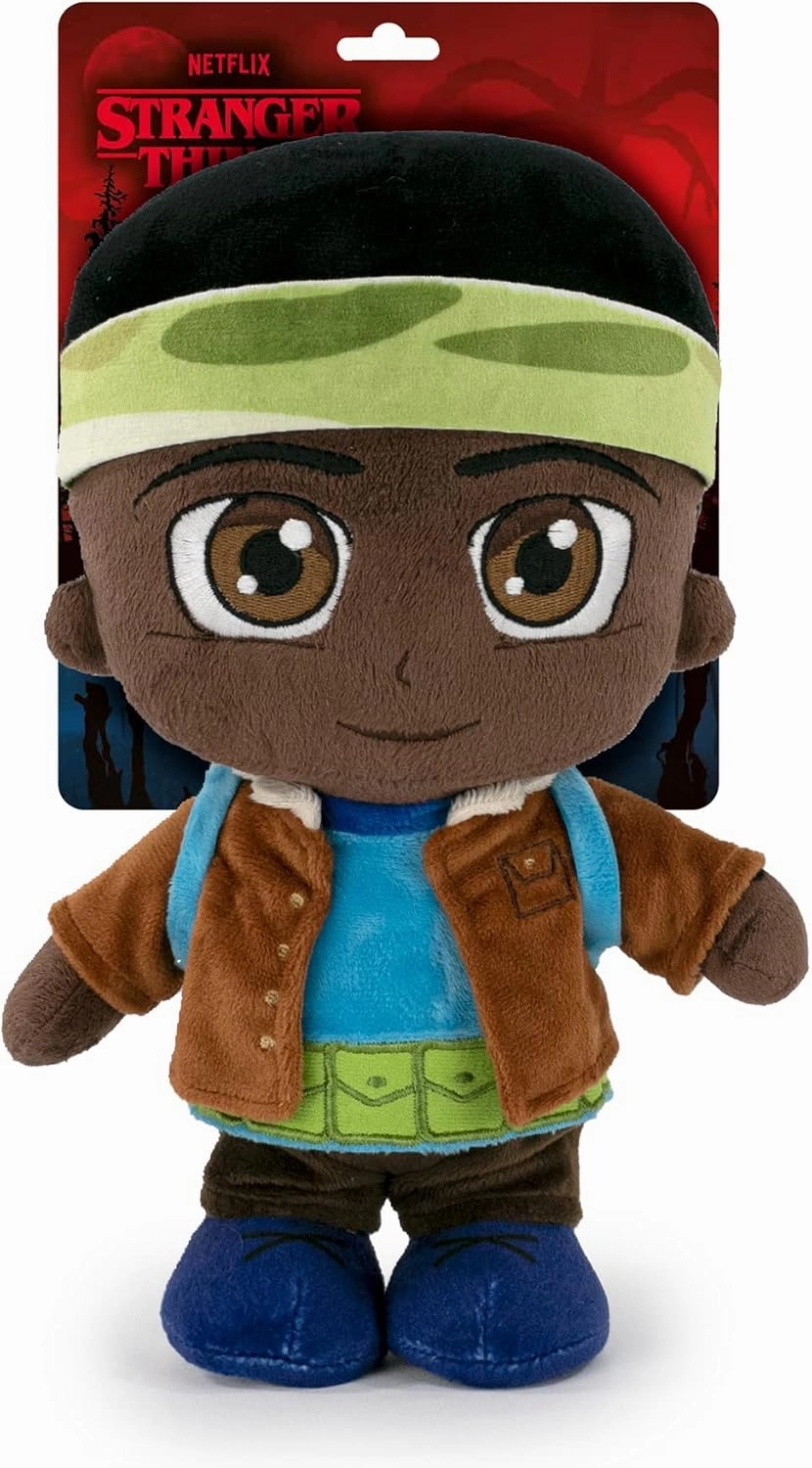 Stranger Things Lucas Plush Toy, 26 cm, Soft Texture and 100% Recycled Fibre Material Filling, for Fans of The Series and Children Ages 12 Months, (760021116)