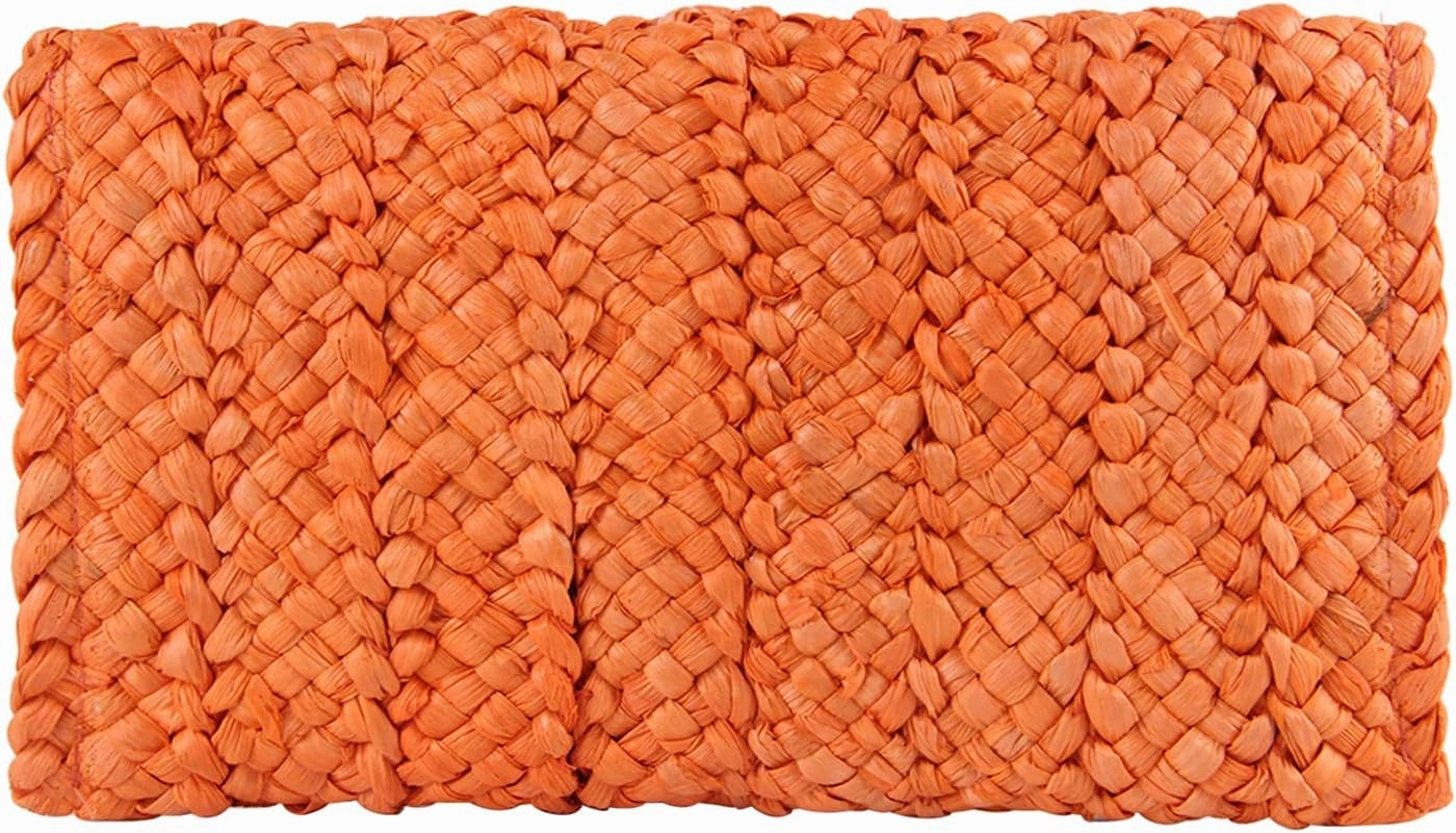 Straw Clutch Purses for Women Summer Beach Bags Envelope Woven Clutch Handbags