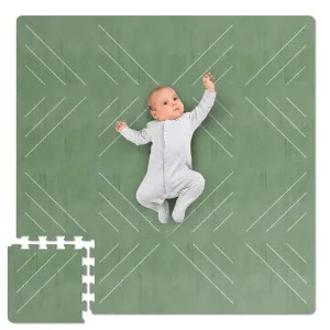 Stylish Foam Baby Play Mat for Your Girl or Boy - Soft Interlocking Puzzle Floor Mat Creates A Safe Play Area for Little Ones - A Beautiful Playmat That Fits Nicely Into Any Playroom