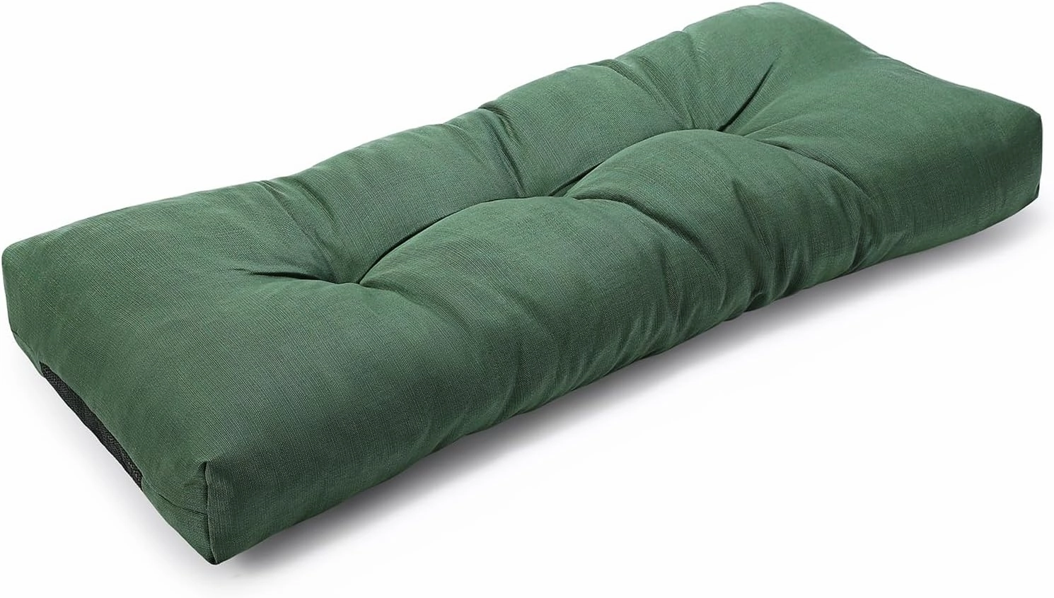 SUNROX LokGrip Non slip Tufted Memory Foam Bench Cushion, FadeShield Water Resistant Durable Thicken Outdoor/Indoor Bench Seat Pads 42x16x4 inch, Heather Fern