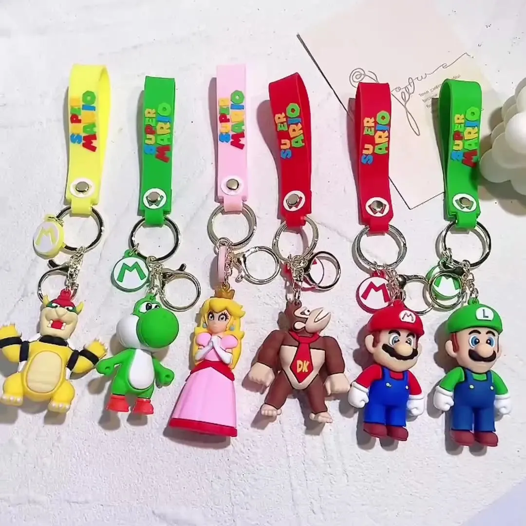 Super Mario Keychain Cute Collectible  Fun