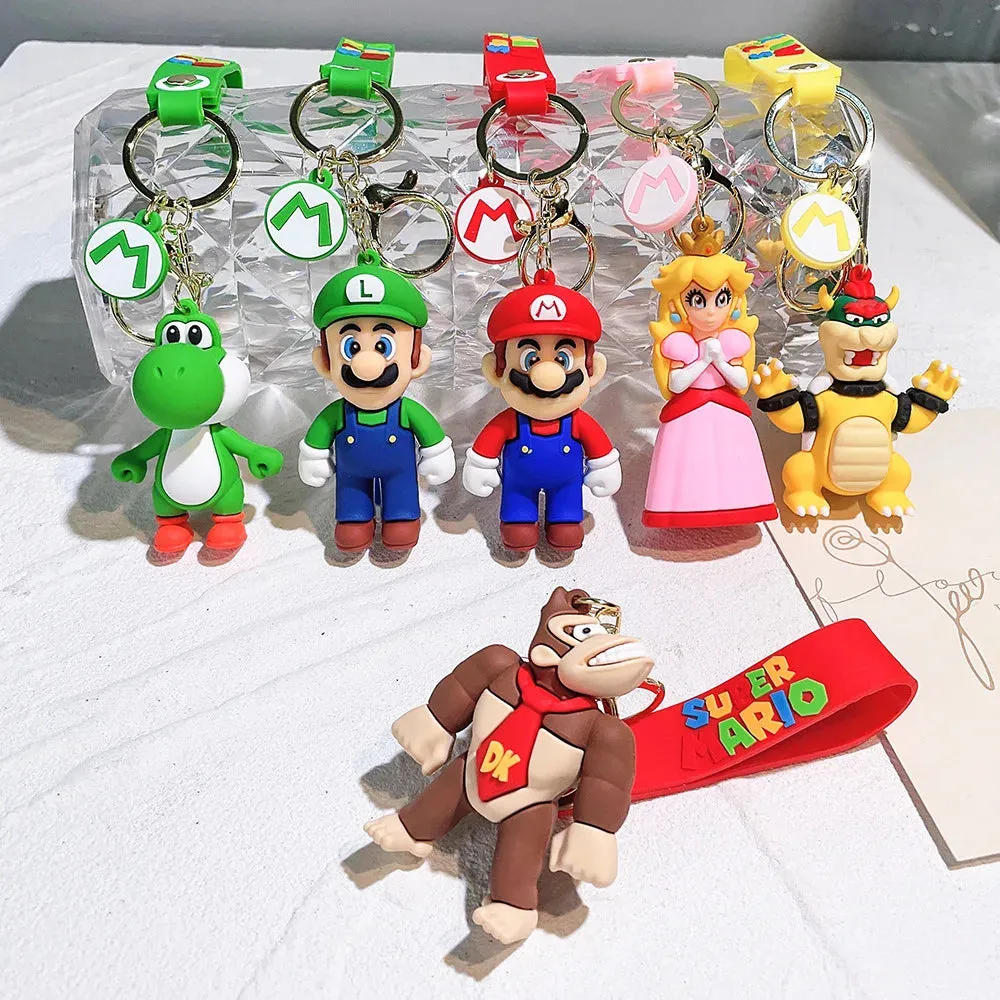 Super Mario Keychain Cute Collectible  Fun
