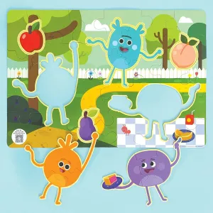 Super Simple Songs The Bumble Nums Build It Together 34-Piece 2 in 1 Starter and Floor Puzzle Set