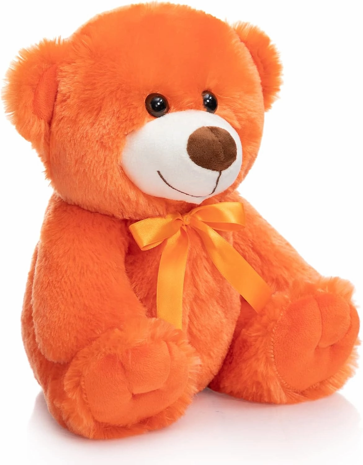 Super Color Teddy Bear Stuffed Animals Plush Toy for Children Girlfriend Family Congratulations Baby Shower Birthday Orange 14 inch