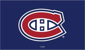 Team Sports America NHL Montreal Canadiens Sports Doormat | Indoor Outdoor Entrance | 28 x 16 Inches | Non-Slip Front Door Mats | Official Licensed | Sports Fans Entryway Welcome Rug