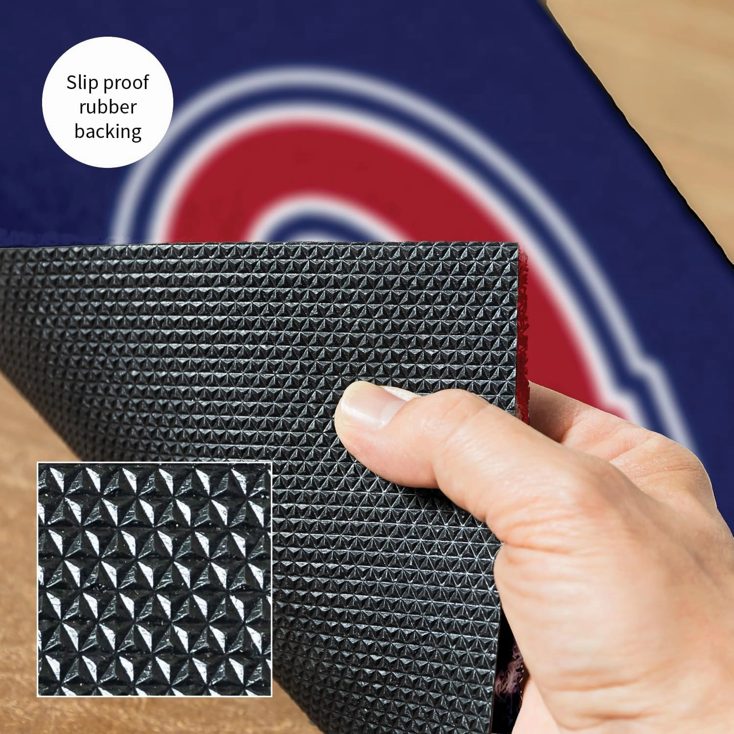 Team Sports America NHL Montreal Canadiens Sports Doormat | Indoor Outdoor Entrance | 28 x 16 Inches | Non-Slip Front Door Mats | Official Licensed | Sports Fans Entryway Welcome Rug