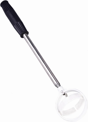 Telescopic Golf Ball Retriever, Executive Grabber with Long Reach up to 7.1ft for Easy Ball Pickup Locking Button (White)