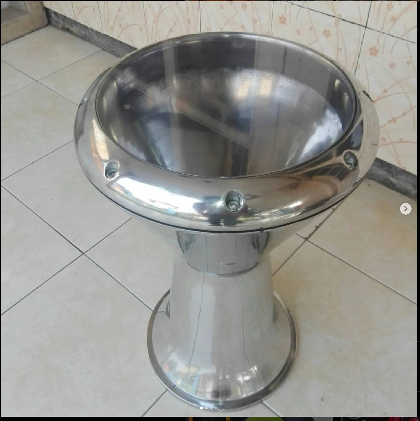 The 18 '' Sombaty Horizon  Zaza Percussion Egyptian Style Darbuka With 9'' Drum Head (Silver Bullet-9'')