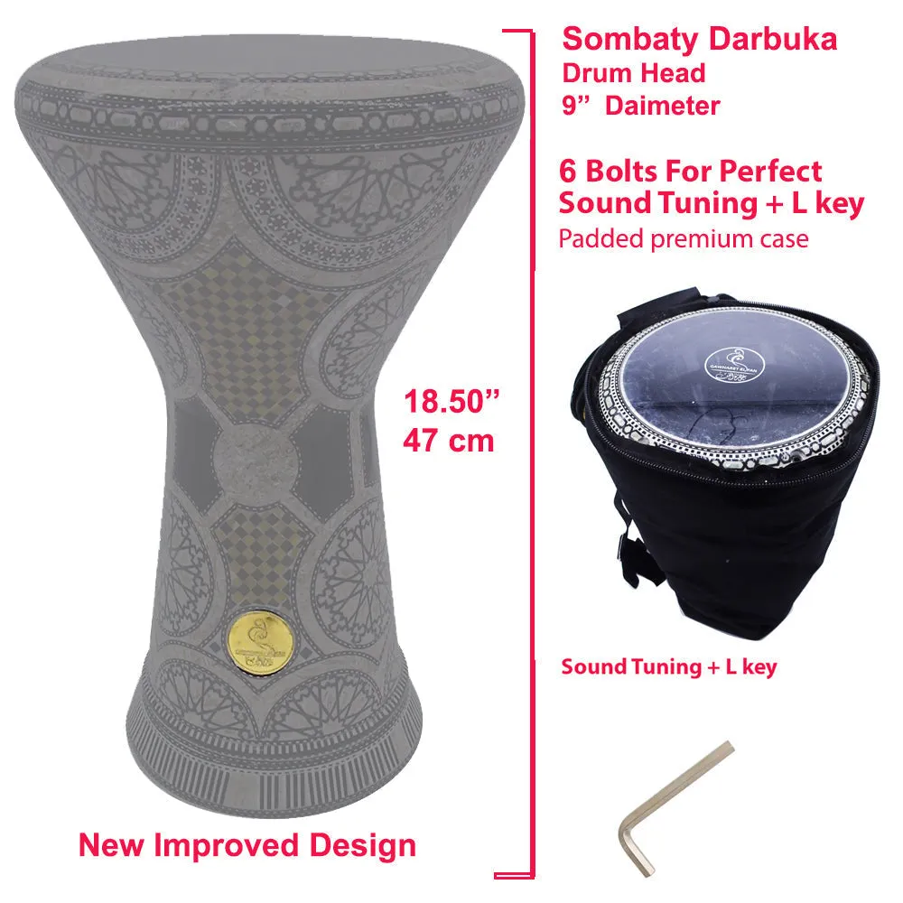 The Magma shield NG 2.0 Sombaty Gawharet El Fan 18.5" Darbuka