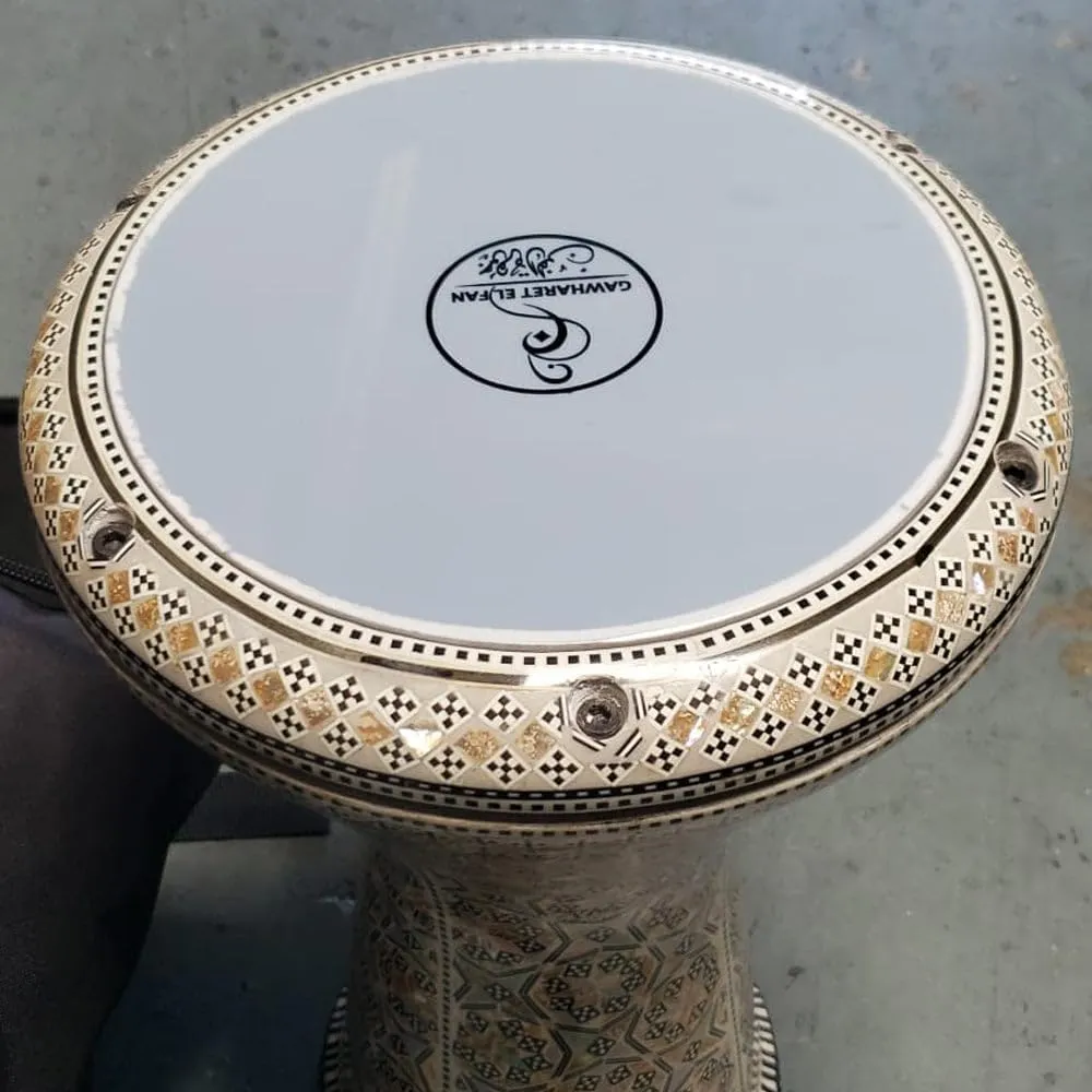 The Stone Arches Gawharet El Fan 17" Mother of Pearl Darbuka