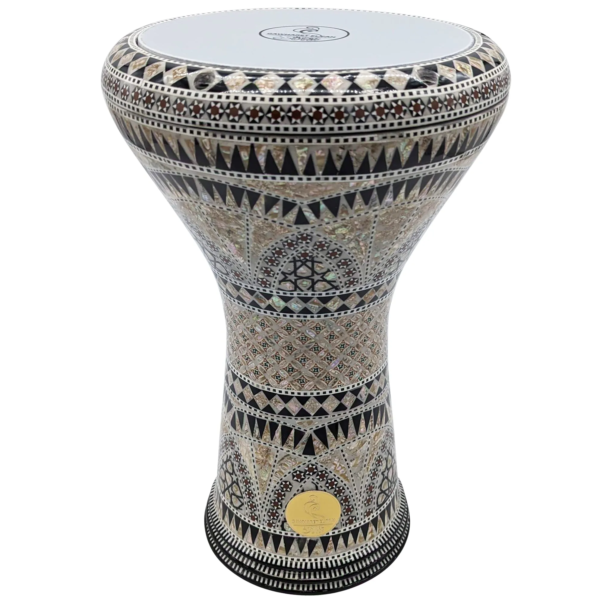 The Stone Arches Gawharet El Fan 17" Mother of Pearl Darbuka