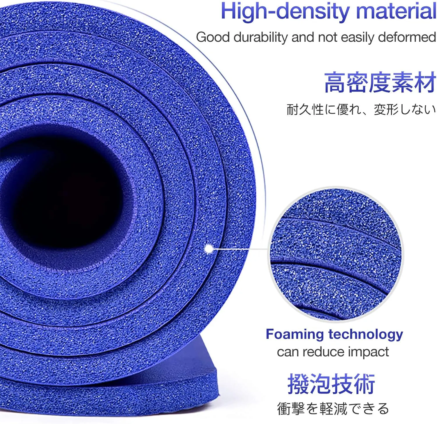 Thick Yoga Mat Non Slip, Large Size 72" L x 32" W x 0.6" TH, Premium Exercise & Fitness Mat with Carrying Strap and Bag, Workout Mats for Home