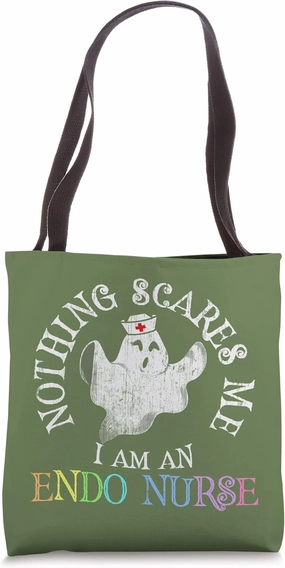 This Is My Spooky ENDO NURSE Costume Don't Scare Me Tote Bag