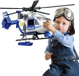 Toddler Boy Toys for 3 4 5 6 Year Old, Helicopter Toy with Crane and Helicopter - Police Toys,Birthday Gifts for Kids Child 2 3 4 5 6 Years Old