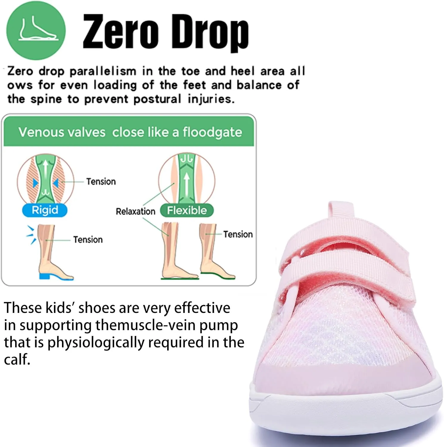 Toddlers and Little Kids Water Shoes, Wide Toe Box, Barefoot Feel, Non-Slip, Quick-Dry,Breathable for Kids