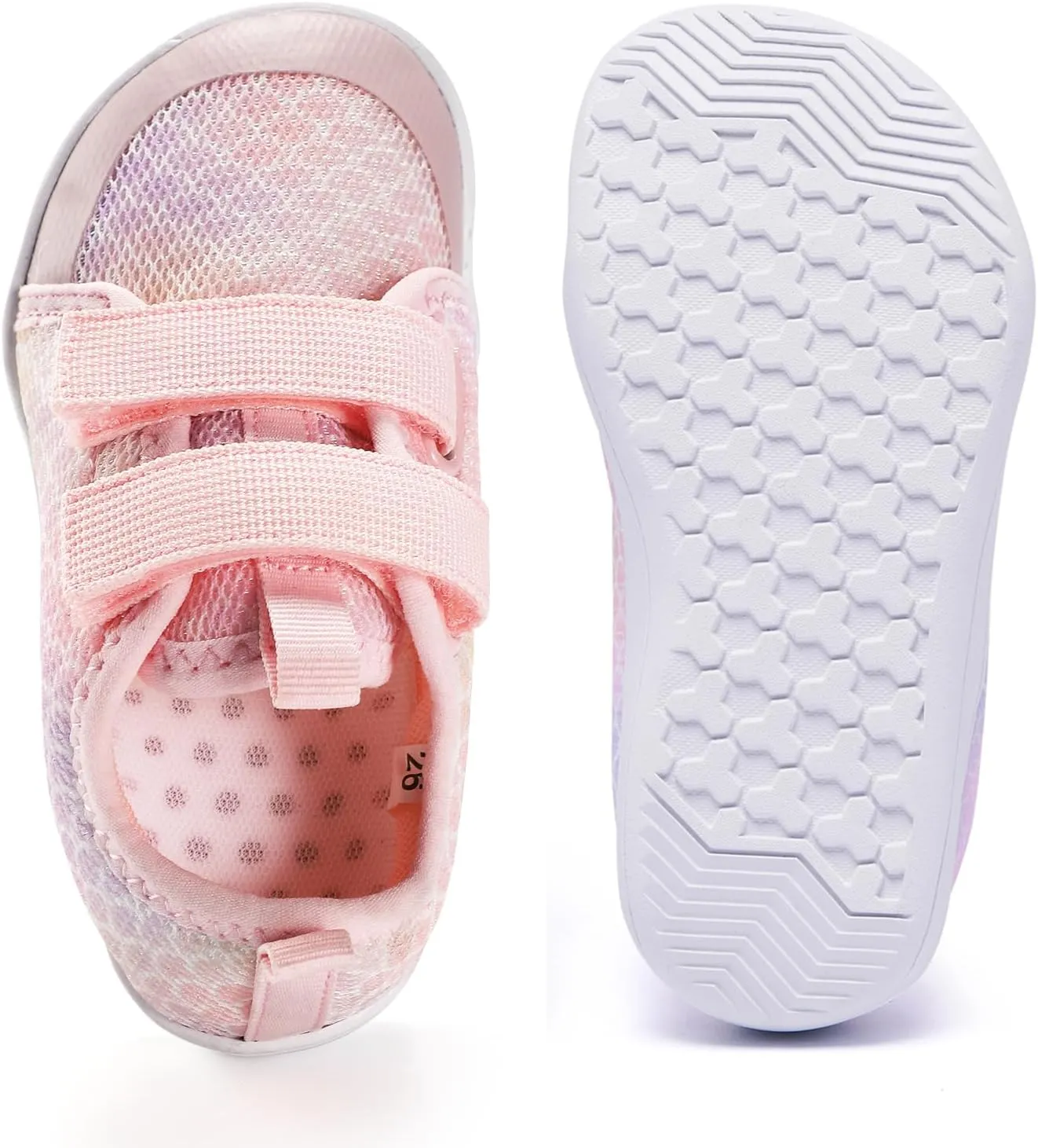 Toddlers and Little Kids Water Shoes, Wide Toe Box, Barefoot Feel, Non-Slip, Quick-Dry,Breathable for Kids