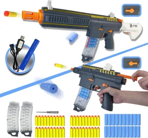 Toy Foam Blaster Gun - 416 Toy Rifle with 40 Soft Bullets 2 Magazines 20 Shells, Automatic Dart Gun for Boy Ages 14  Year Old, Indoor Outdoor Gifts for Adult Kid Christmas Birthday