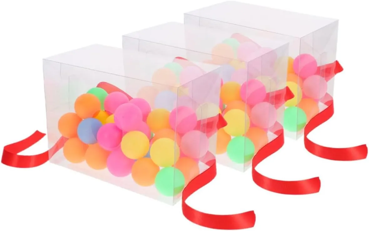 Toyvian 3 Sets Interactive Party Fun with Shaking Ball for Family Gatherings Includes Box Pong Balls Belts for Multiplayer Excitement