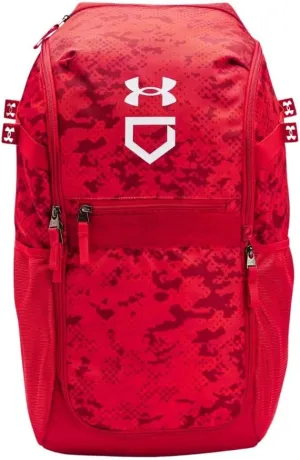 Under Armour Unisex-Adult Utility Baseball Backpack Print, (602) Red / / White, One Size Fits All