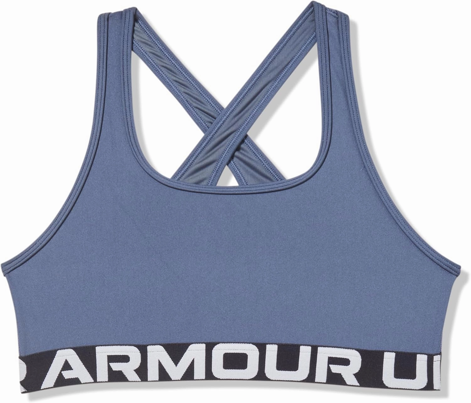 Under Armour Girls Crossback Mid-Impact Sports Bra