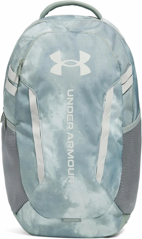 Under Armour Hustle 6.0 Backpack, Silica Green/Hydro Green, One Size