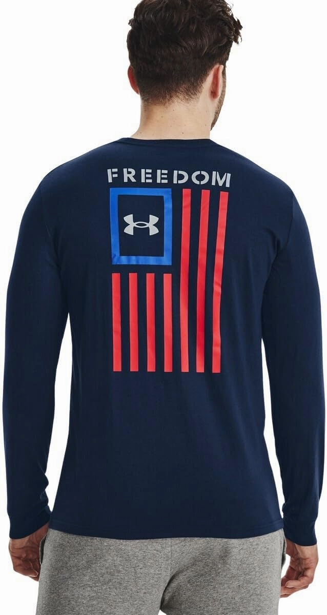 Under Armour Men's New Freedom Flag Long Sleeve T-Shirt