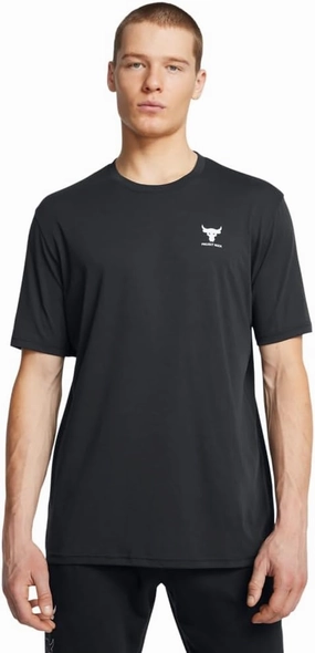 Under Armour Men's Project Rock Simple Branded Short Sleeve T Shirt