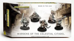 Unleash Epic Battles with 30mm Scale minis - Wardens of The Celestial Citadel. Ideal for DND and Pathfinder. Immerse in Detailed Tabletop RPG and Wargaming Adventures