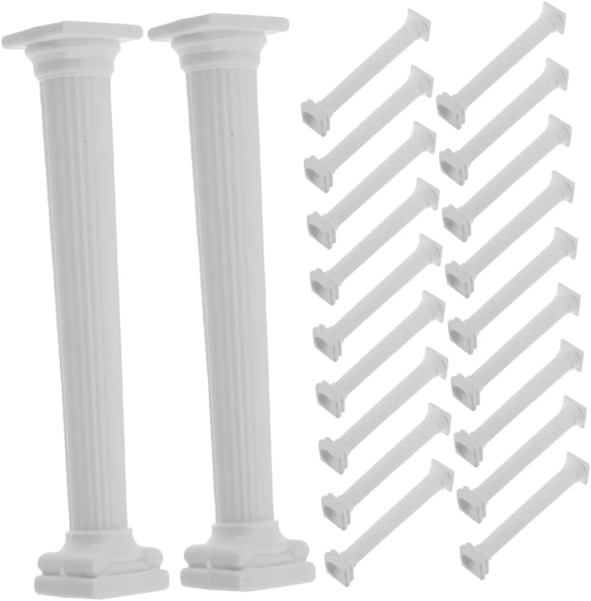 UPKOCH 20pcs Mini Roman Pillar Statues Decorative Greek Columns for Dollhouse Micro Landscape for Home Office Garden Decor and Creative Photography Props