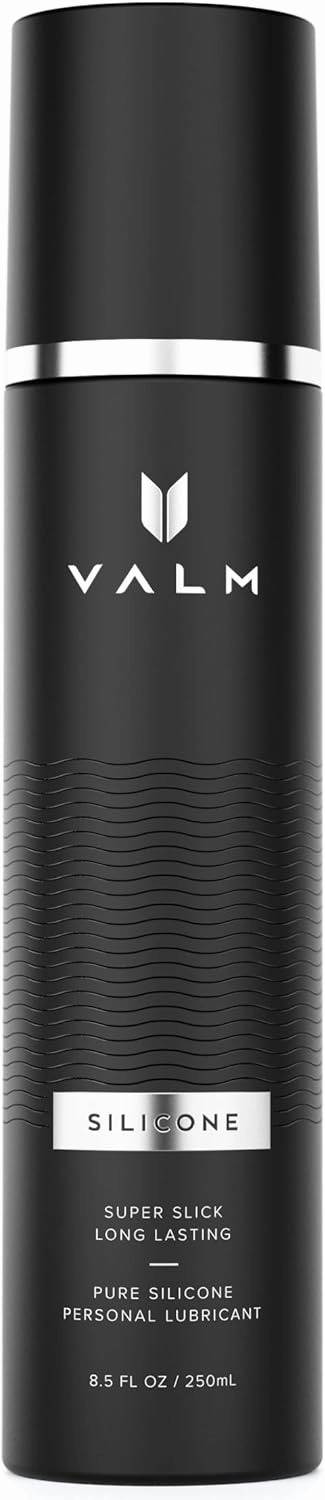 Valm Silicone Lube, Long Lasting, Silicone-Based Personal Lubricant for Men, Women, & Couples, 8.5 Fl Oz