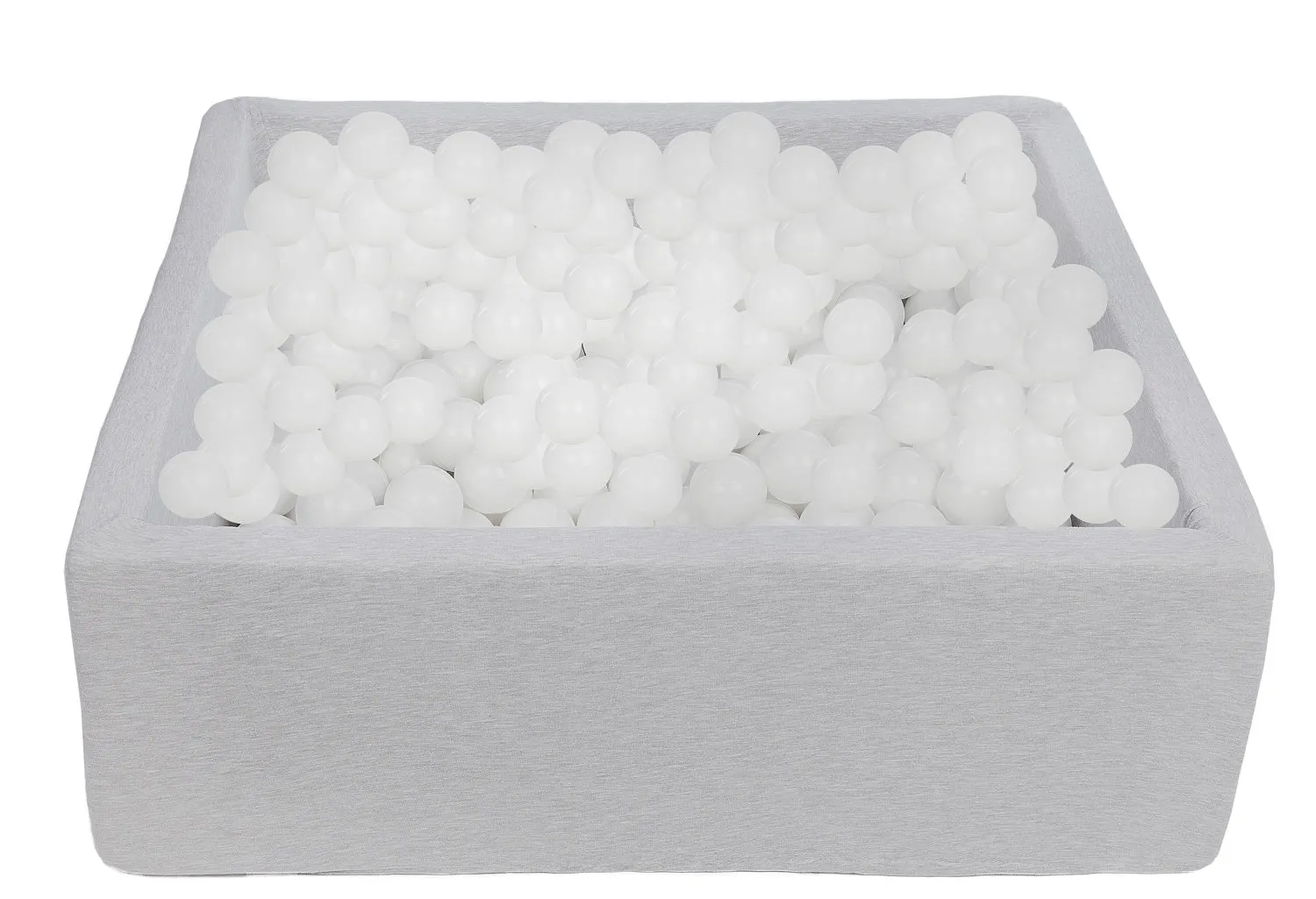 Velinda Soft Jersey Ball Pit with 450 Balls - 90x90cm - Baby & Kids Play Gift