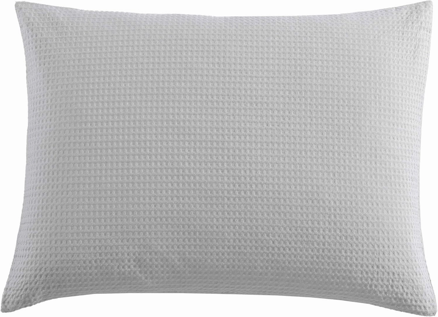 Vera Wang - King Comforter Set, Luxury Cotton Bedding Set with Matching Shams, Chic Room Essentials (Waffle Pique King, Moonlight Grey)
