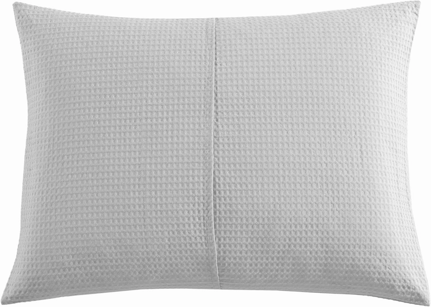 Vera Wang - King Comforter Set, Luxury Cotton Bedding Set with Matching Shams, Chic Room Essentials (Waffle Pique King, Moonlight Grey)