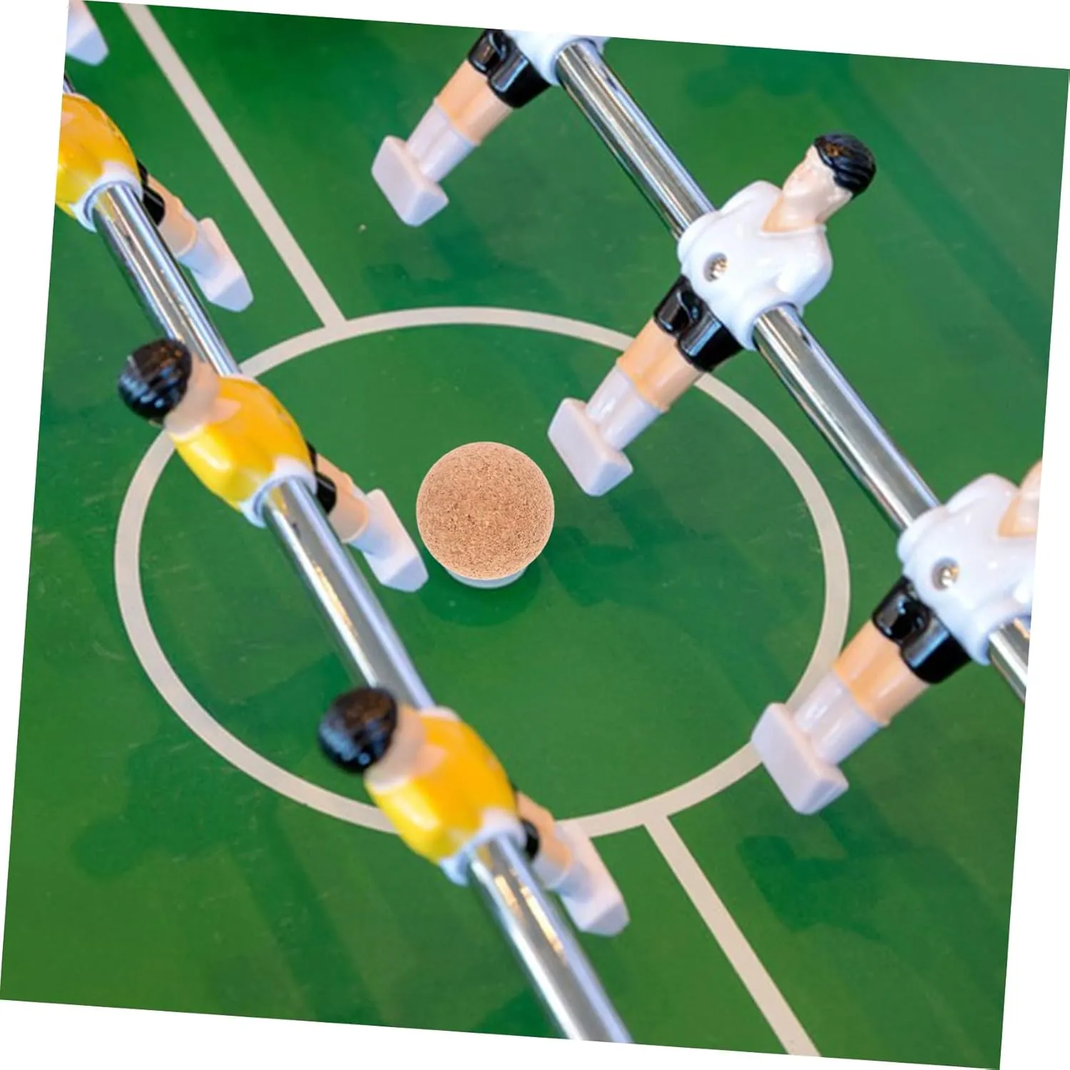 VICASKY 6 Pcs Table Soccer Household Mini Balls Foosball Balls Replacement Household Wood Foosball