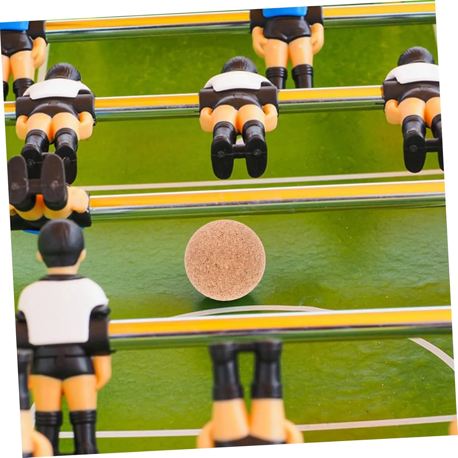 VICASKY 6 Pcs Table Soccer Household Mini Balls Foosball Balls Replacement Household Wood Foosball