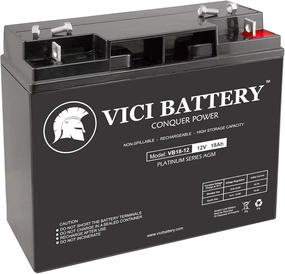 VICI Battery VB18-12 - 12V 18AH Replacement for Xantrex Technology Statpower Xpower 400 Plus Jump Starter 18Ah Battery