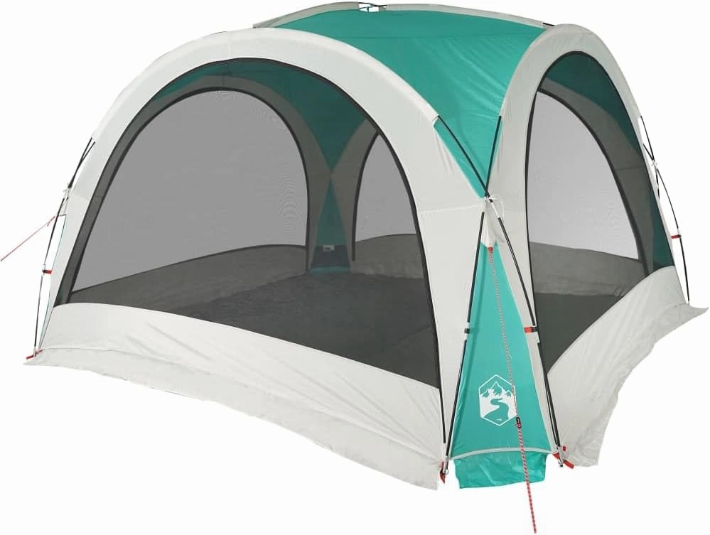 vidaXL Party Tent Green Waterproof, Tent, Garden Tent, Outdoor shelter, Camping Tent, Camping shelter, Garden shelter, Lightweight Tent