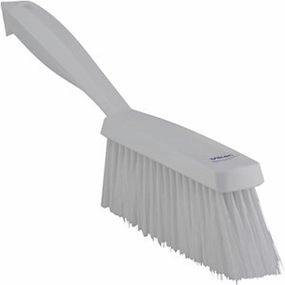 Vikan Edge Bench Brushes - Soft Bristles - White - White