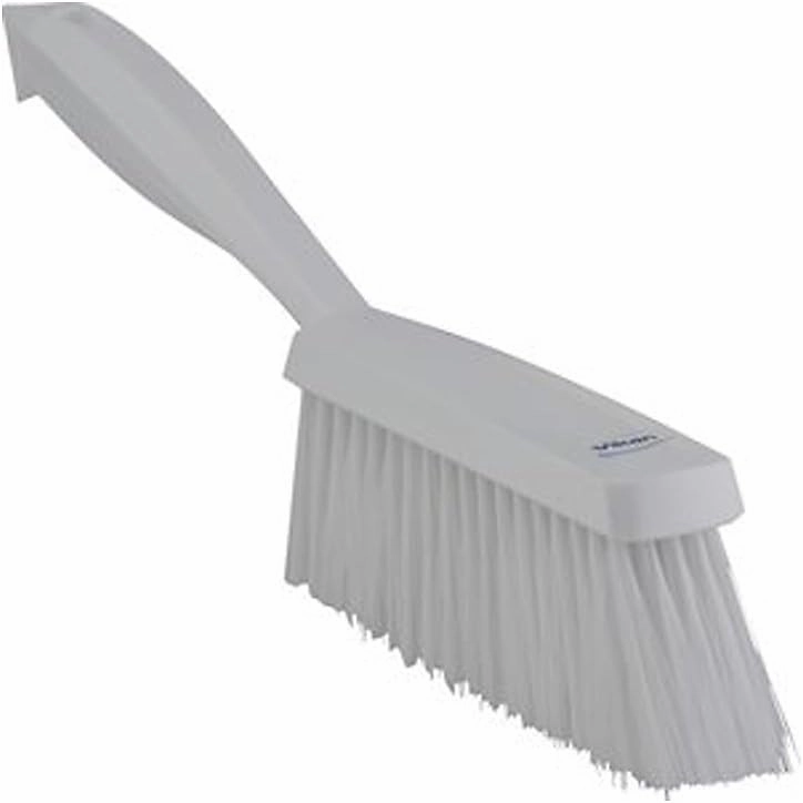 Vikan Edge Bench Brushes - Soft Bristles - White - White