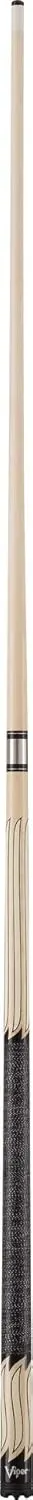 Viper Sinister 58" 2-Piece Billiard/Pool Cue, Natural with Cream Inlay