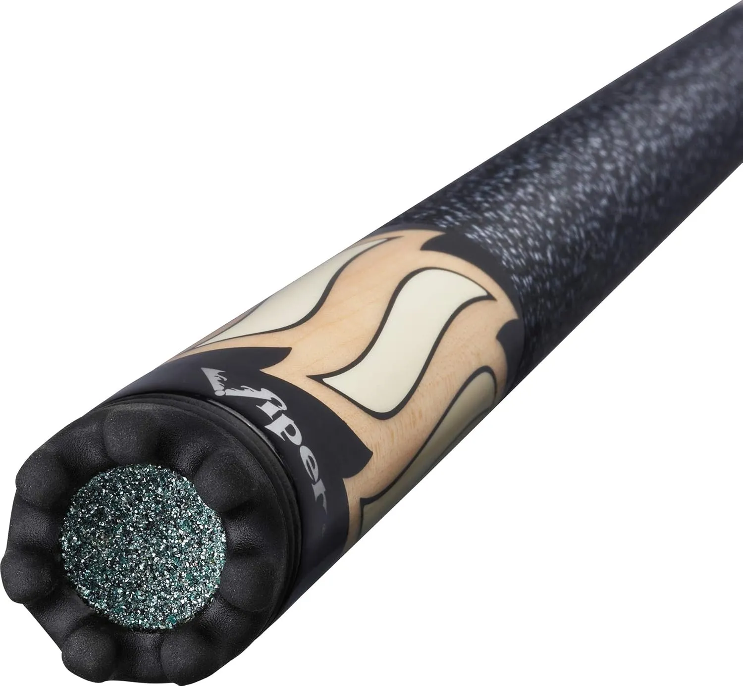 Viper Sinister 58" 2-Piece Billiard/Pool Cue, Natural with Cream Inlay