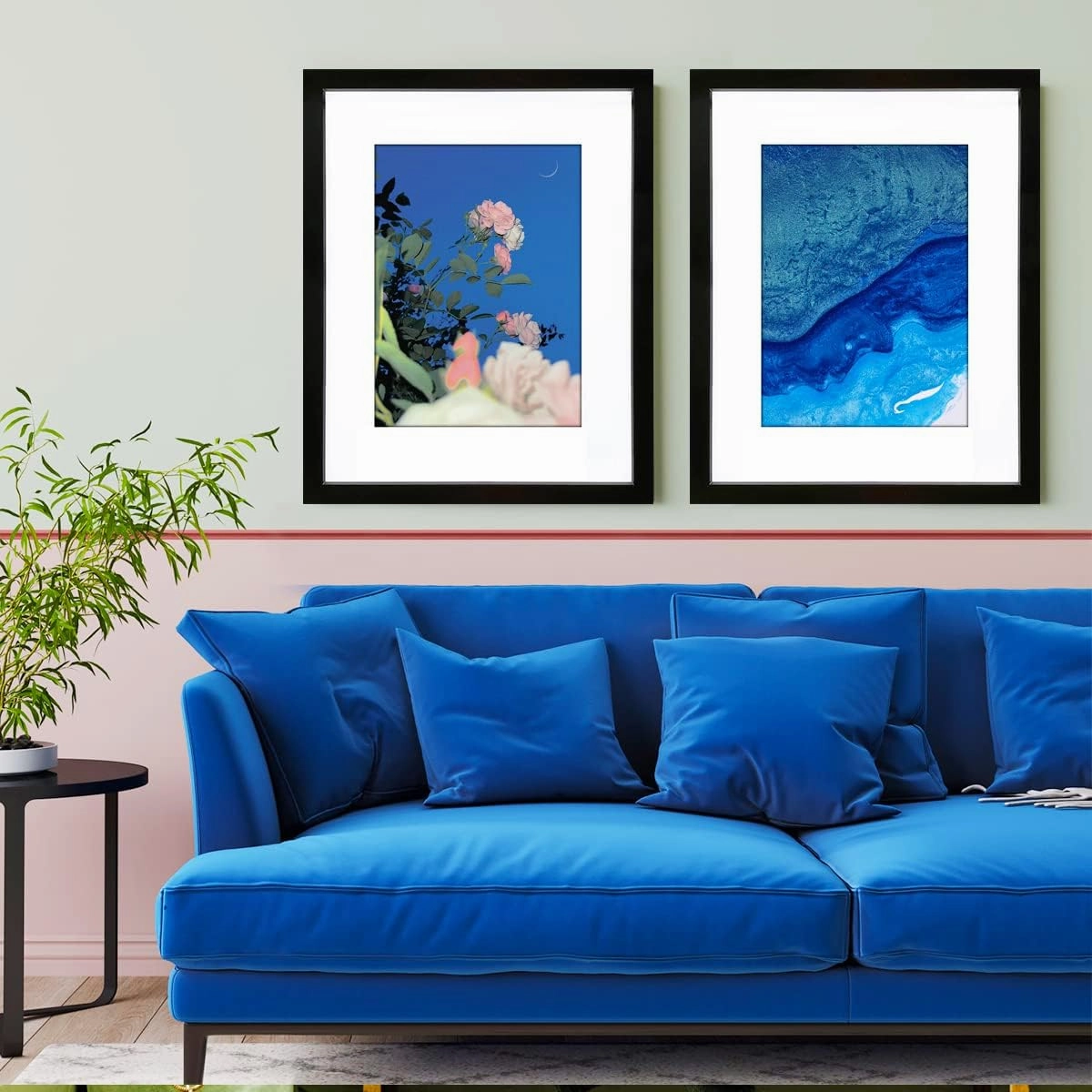 VNVNK 20x28 Frame Black, Display 20x28 Inch Picture without Mat Or 16x24 Inch Picture with Mat,Photo Poster Picture Frames for Wall Display - Set of 1