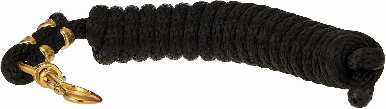 Weaver Equine Performance Lead Rope, Long Horse Lead Rope with Quick Halter Attachment, Soft Comfort Grip, Barn Horse Tack for Daily Use & Showing