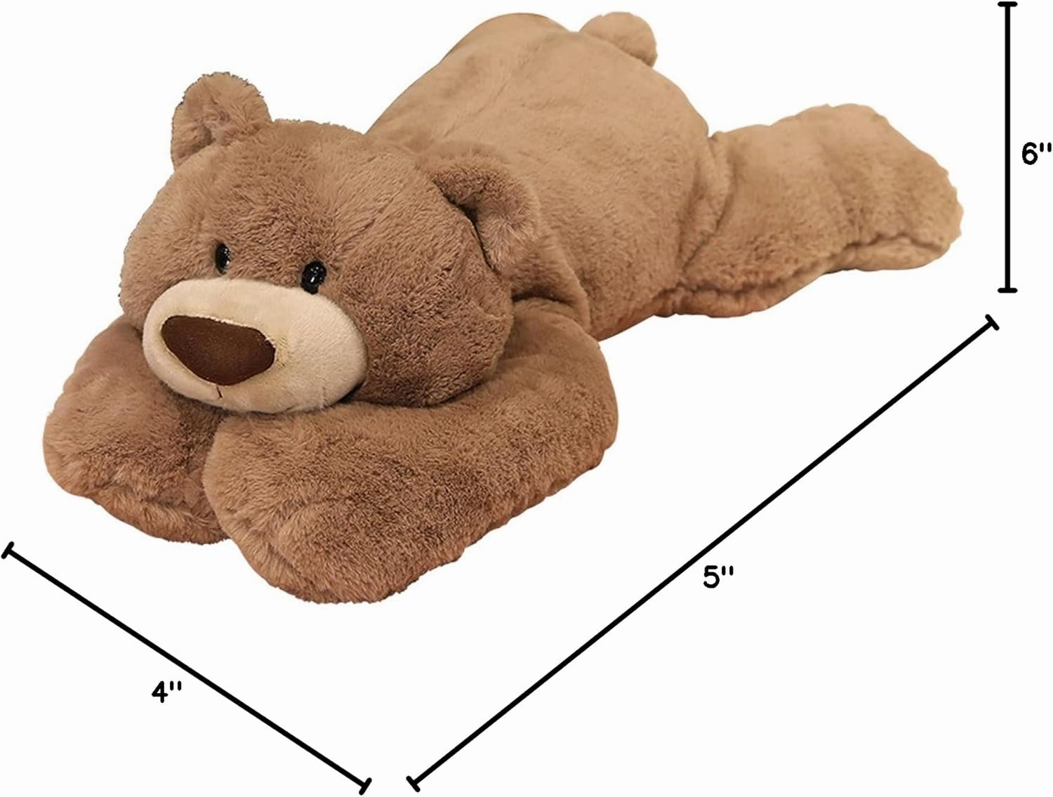 Weighted Stuffed Animals, 19.7" 3.3lbs Weighted Bear Stuffed Animal Toy Cute Brown Bear Plush Pillow Weighted Plush Animals Toy