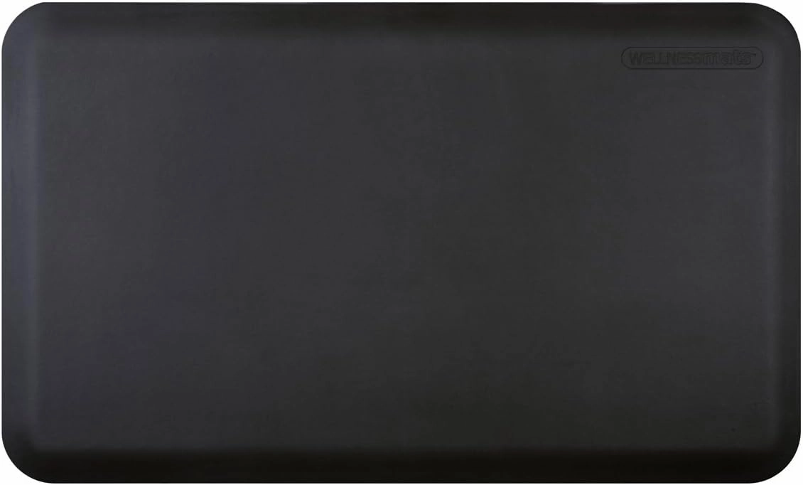 WellnessMats Original Anti-Fatigue 72 Inch by 36 Inch Kitchen Mat, Black